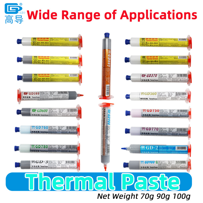 Thermal Paste - Peso neto 70/90/100 para CPU GD900