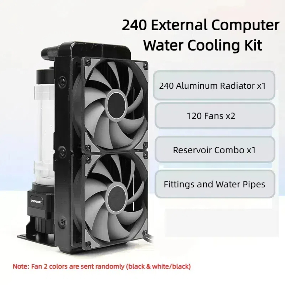 External Radiator Water Cooling Kit - Kit de radiador de aluminio de