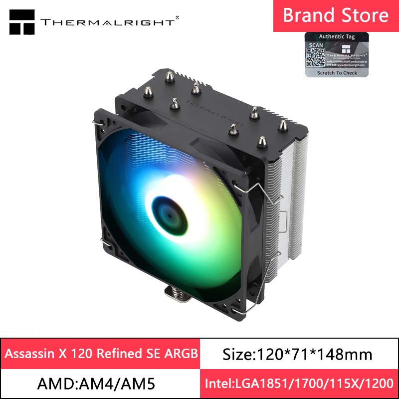 Thermalright Assassin X 120 Re - Air Cooler Cpu reseña y precio