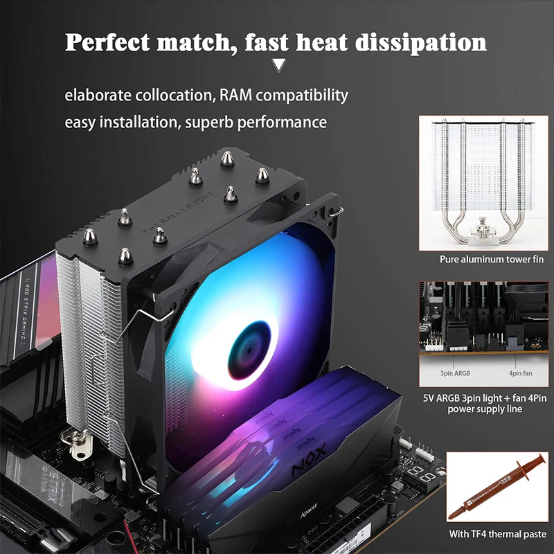 Thermalright Assassin X 120 Re - Air Cooler Cpu reseña y precio