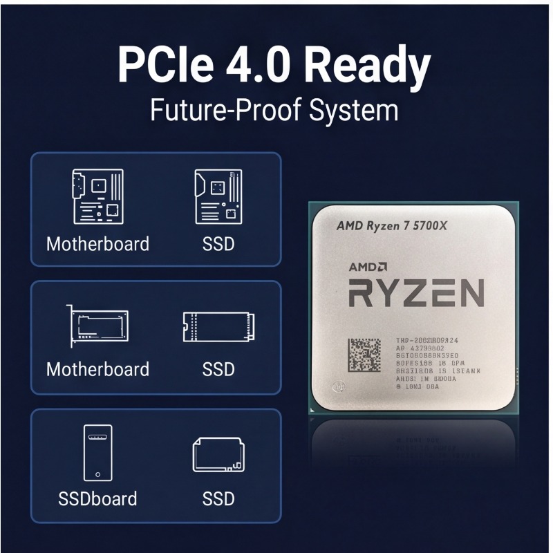 Procesador AMD Ryzen 7 5700X d - Cpu Heatsink reseña y precio