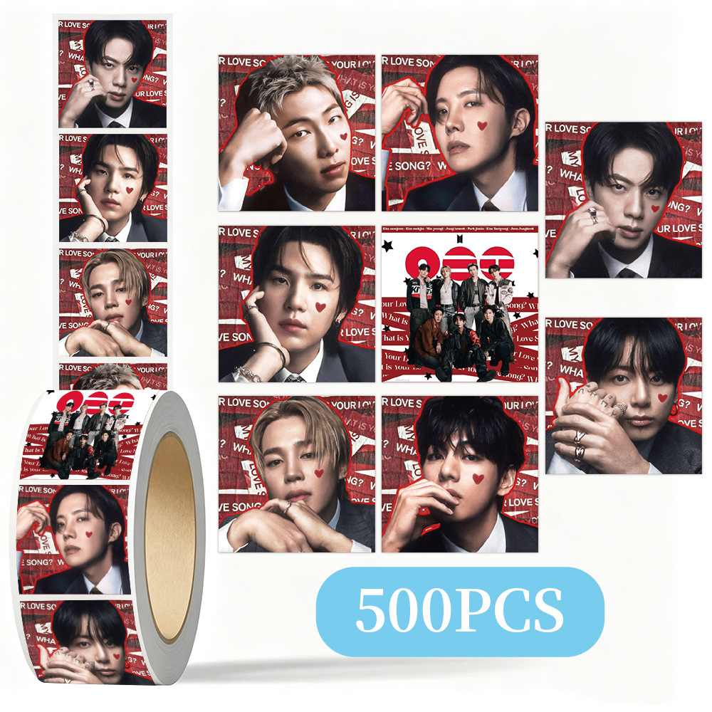 Pegatinas en Rollo de K-pop BT - Case Fan reseña y precio