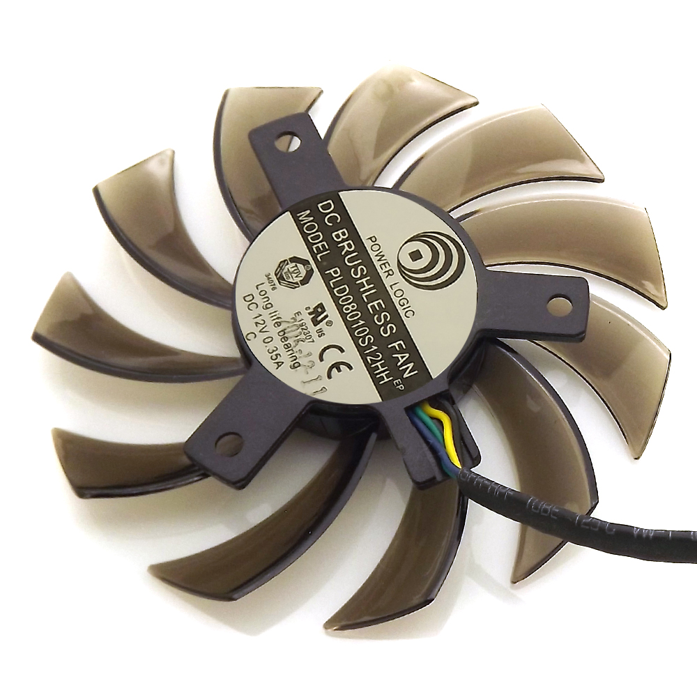 PLD08010S12HH 75mm 12V 0.35A p - Cpu Fan reseña y precio