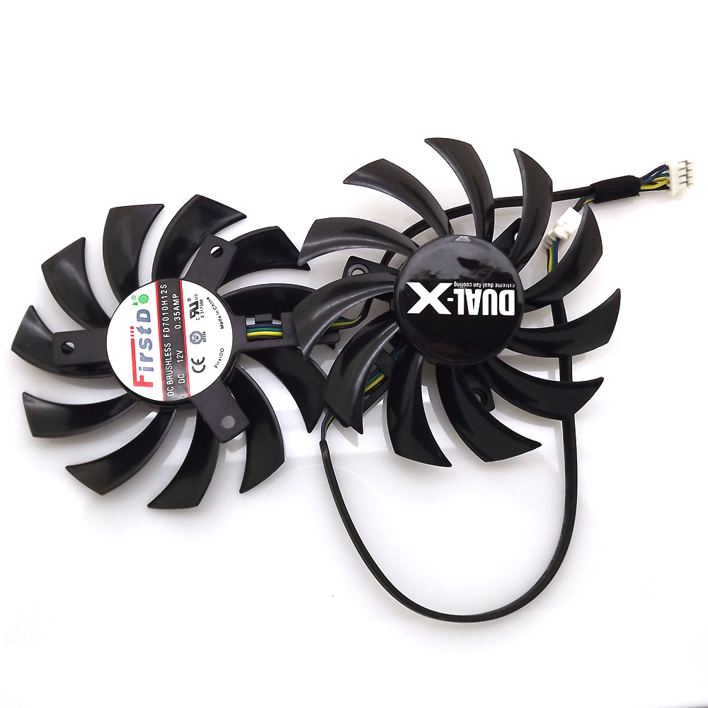 2 unidades/lote FD7010H12S 75m - Cpu Fan reseña y precio
