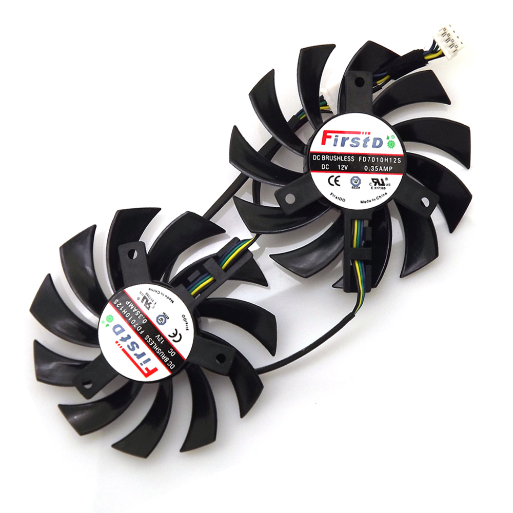 2 unidades/lote FD7010H12S 75m - Cpu Fan reseña y precio